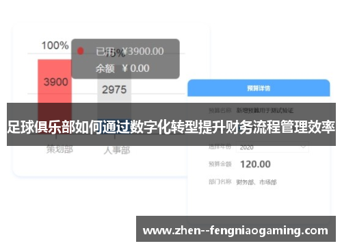 足球俱乐部如何通过数字化转型提升财务流程管理效率